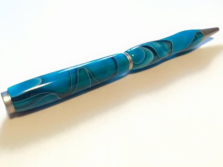 Blue Glacier Acrylic Pen