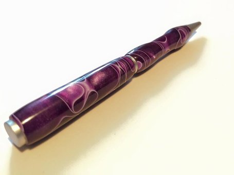 Purple Twist Acrylic Pen